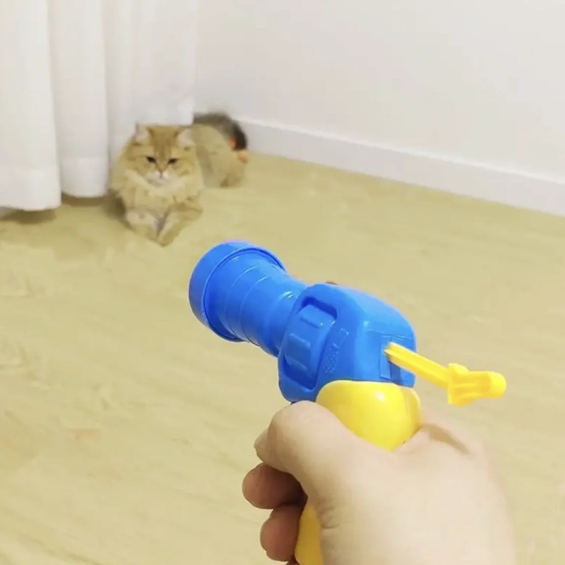 Jucării pentru pisici Antrenament interactiv pentru lansare Pisici creativi Jocuri cu mini pompoane Jucării cu minge de pluș ela