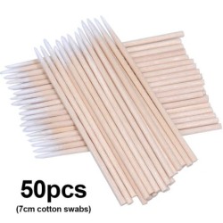 OKAYLASH 50 buc Baghete de rimel pentru gene cu micro sclipici de unică folosință Mini perie de cristal pentru gene Pieptene Roz