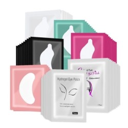 50 de perechi de plasture pentru extensia genelor, plasturi cu hidrogel, tampoane cu gel, instrumente pentru ridicarea genelor, 