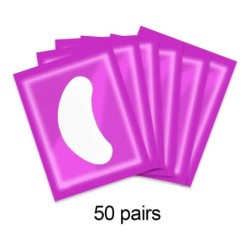 50 de perechi de plasture pentru extensia genelor, plasturi cu hidrogel, tampoane cu gel, instrumente pentru ridicarea genelor, 