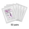 50 de perechi de plasture pentru extensia genelor, plasturi cu hidrogel, tampoane cu gel, instrumente pentru ridicarea genelor, 