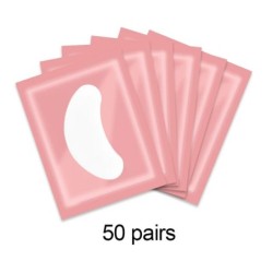 50 de perechi de plasture pentru extensia genelor, plasturi cu hidrogel, tampoane cu gel, instrumente pentru ridicarea genelor, 
