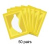 50 de perechi de plasture pentru extensia genelor, plasturi cu hidrogel, tampoane cu gel, instrumente pentru ridicarea genelor, 