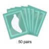 50 de perechi de plasture pentru extensia genelor, plasturi cu hidrogel, tampoane cu gel, instrumente pentru ridicarea genelor, 