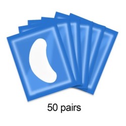 50 de perechi de plasture pentru extensia genelor, plasturi cu hidrogel, tampoane cu gel, instrumente pentru ridicarea genelor, 