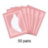 50 de perechi de plasture pentru extensia genelor, plasturi cu hidrogel, tampoane cu gel, instrumente pentru ridicarea genelor, 