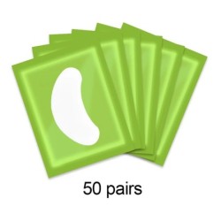 50 de perechi de plasture pentru extensia genelor, plasturi cu hidrogel, tampoane cu gel, instrumente pentru ridicarea genelor, 