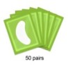 50 de perechi de plasture pentru extensia genelor, plasturi cu hidrogel, tampoane cu gel, instrumente pentru ridicarea genelor, 