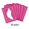 50 de perechi de plasture pentru extensia genelor, plasturi cu hidrogel, tampoane cu gel, instrumente pentru ridicarea genelor, 