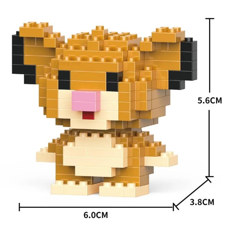 Stitch Mickey Mouse Winnie the Pooh Blocuri de construcție Personaje anime Model 60 de tipuri Bloc de păpuși Jucării Cadouri pen