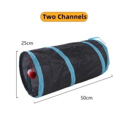 Tunel pentru pisici Accesorii pentru animale de companie Pisică ST Pass Tunel de joacă Tunel pliabil pentru pisici Jucărie pentr