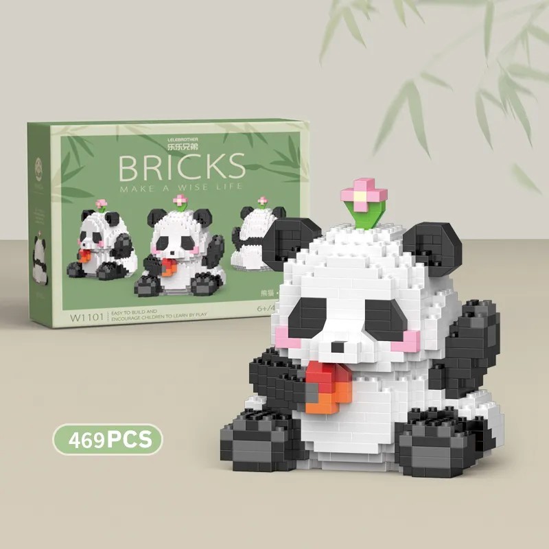 Creativ DIY Asamblabil Animal drăguț MINI în stil chinezesc Animal Panda Bloc de construcție Jucării educaționale pentru băieți Creativ DIY Asamblabil Animal drăguț MINI în stil chinezesc Animal Panda Bloc de construcție Jucării educaționale pentru băieți