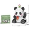 Creativ DIY Asamblabil Animal drăguț MINI în stil chinezesc Animal Panda Bloc de construcție Jucării educaționale pentru băieți 