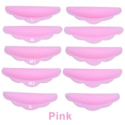 5 perechi Kit de ridicare a genelor Gene din silicon Perm Pad Extensie de gene Lift Shield Tije 3D Gene ondulator Instrumente de