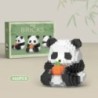 Creativ DIY Asamblabil Animal drăguț MINI în stil chinezesc Animal Panda Bloc de construcție Jucării educaționale pentru băieți 