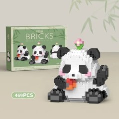 Creativ DIY Asamblabil Animal drăguț MINI în stil chinezesc Animal Panda Bloc de construcție Jucării educaționale pentru băieți 