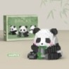 Creativ DIY Asamblabil Animal drăguț MINI în stil chinezesc Animal Panda Bloc de construcție Jucării educaționale pentru băieți 