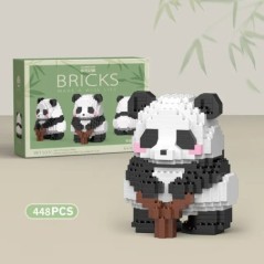 Creativ DIY Asamblabil Animal drăguț MINI în stil chinezesc Animal Panda Bloc de construcție Jucării educaționale pentru băieți 