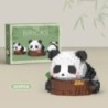 Creativ DIY Asamblabil Animal drăguț MINI în stil chinezesc Animal Panda Bloc de construcție Jucării educaționale pentru băieți 