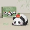 Creativ DIY Asamblabil Animal drăguț MINI în stil chinezesc Animal Panda Bloc de construcție Jucării educaționale pentru băieți 