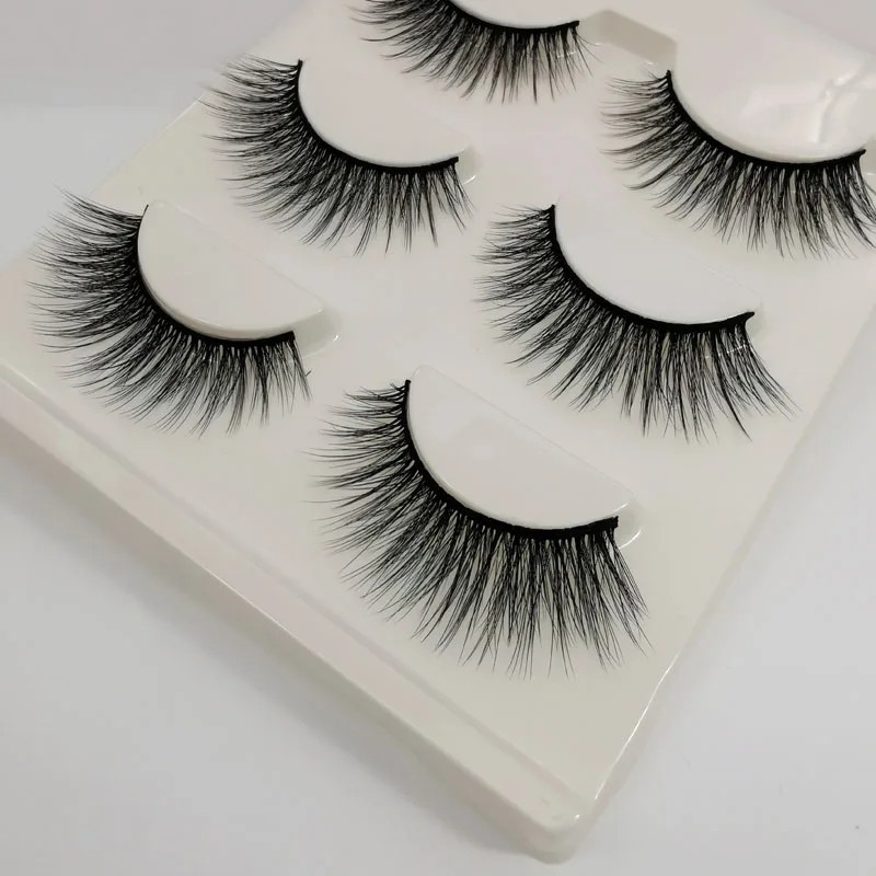 SHIDISHANGPIN 3 perechi 29 de stiluri 3D Faux Mink Hair Gene false moi, pufoase, groase, gene lucrate manual Instrumente de mach