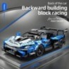 City Speed Car Building Blocks 451 de bucăți Vehicul de curse auto de lux cu cărămizi Super Racers Jucării pentru copii Cadou bă