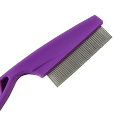 Home Pet Îngrijirea animalelor Pieptene de protecție împotriva puricilor pentru pisică, câine, animal de companie, din oțel inox