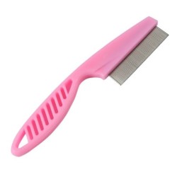 Home Pet Îngrijirea animalelor Pieptene de protecție împotriva puricilor pentru pisică, câine, animal de companie, din oțel inox