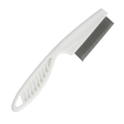 Home Pet Îngrijirea animalelor Pieptene de protecție împotriva puricilor pentru pisică, câine, animal de companie, din oțel inox