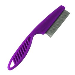 Home Pet Îngrijirea animalelor Pieptene de protecție împotriva puricilor pentru pisică, câine, animal de companie, din oțel inox