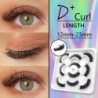 Gene 5 perechi DD curl benzi rusești Gene false de nurcă Gene 3D de nurcă Ochi de vulpe Gene false naturale Extensii de gene