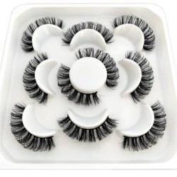 Gene 5 perechi DD curl benzi rusești Gene false de nurcă Gene 3D de nurcă Ochi de vulpe Gene false naturale Extensii de gene
