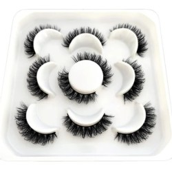Gene 5 perechi DD curl benzi rusești Gene false de nurcă Gene 3D de nurcă Ochi de vulpe Gene false naturale Extensii de gene