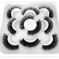 Gene 5 perechi DD curl benzi rusești Gene false de nurcă Gene 3D de nurcă Ochi de vulpe Gene false naturale Extensii de gene