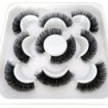 Gene 5 perechi DD curl benzi rusești Gene false de nurcă Gene 3D de nurcă Ochi de vulpe Gene false naturale Extensii de gene