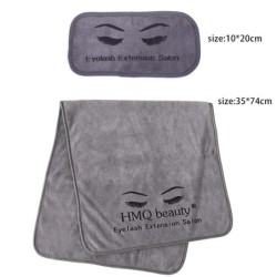 Pălărie reutilizabilă pentru extensie de gene, pernă moale, prosop, gene grefate profesionale, capace de păr, instrument de mach