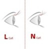 NAGARAKU Extensie de gene maro închis NL Curl Makeup Gene clasice individuale Moale nurcă naturală