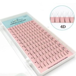 NATUHANA 3D 4D 5D 6D Gene false Prefabricate Ruse Ventilatoare de volum individuale Faux Mink Prefabricate Ventilatoare de volum
