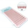 NATUHANA 3D 4D 5D 6D Gene false Prefabricate Ruse Ventilatoare de volum individuale Faux Mink Prefabricate Ventilatoare de volum