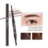 Creion cosmetice pentru sprâncene, 5 culori, tatuaj pentru sprâncene cu două capete, vopsea naturală de machiaj de lungă durată,