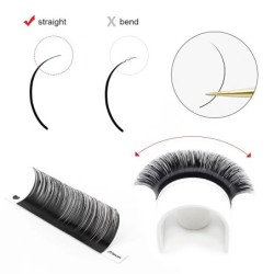 Extensie de gene cu volum individual Winky Beauty C/CC/D/DD Extensie de gene ondulate Gene cu volum rusesc Gene de nurcă artific