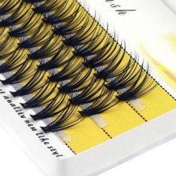 Noua extensie de gene 20D tip L, 3D, gene individuale rusești, ciorchini 1 cutie/60 pachet de instrumente de machiaj Gene Cilia