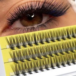 Noua extensie de gene 20D tip L, 3D, gene individuale rusești, ciorchini 1 cutie/60 pachet de instrumente de machiaj Gene Cilia