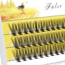 Noua extensie de gene 20D tip L, 3D, gene individuale rusești, ciorchini 1 cutie/60 pachet de instrumente de machiaj Gene Cilia