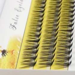 Noua extensie de gene 20D tip L, 3D, gene individuale rusești, ciorchini 1 cutie/60 pachet de instrumente de machiaj Gene Cilia