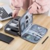 Geantă de depozitare pentru cablu Organizator electronic digital impermeabil, încărcător portabil USB pentru linie de date, gean