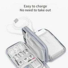 Geantă pentru cablu de călătorie Husă digitală portabilă de stocare Încărcător Cablu de date Organizator geantă USB Geantă de de