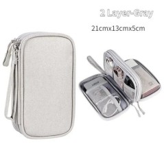 Geantă pentru cablu de călătorie Husă digitală portabilă de stocare Încărcător Cablu de date Organizator geantă USB Geantă de de