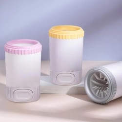 Perie de curățare automată pentru spălarea picioarelor pentru câini pentru animale de companie Ac moale din silicon Dispozitiv d