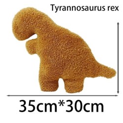 Nugget Pillow Dino Chicken Nugget pernă de pluș Pernă de pluș cu dinozaur din desene animate Animal de pluș pentru copii Cadou p
